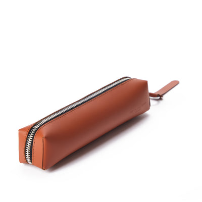 Tube Pencil Case in Tan