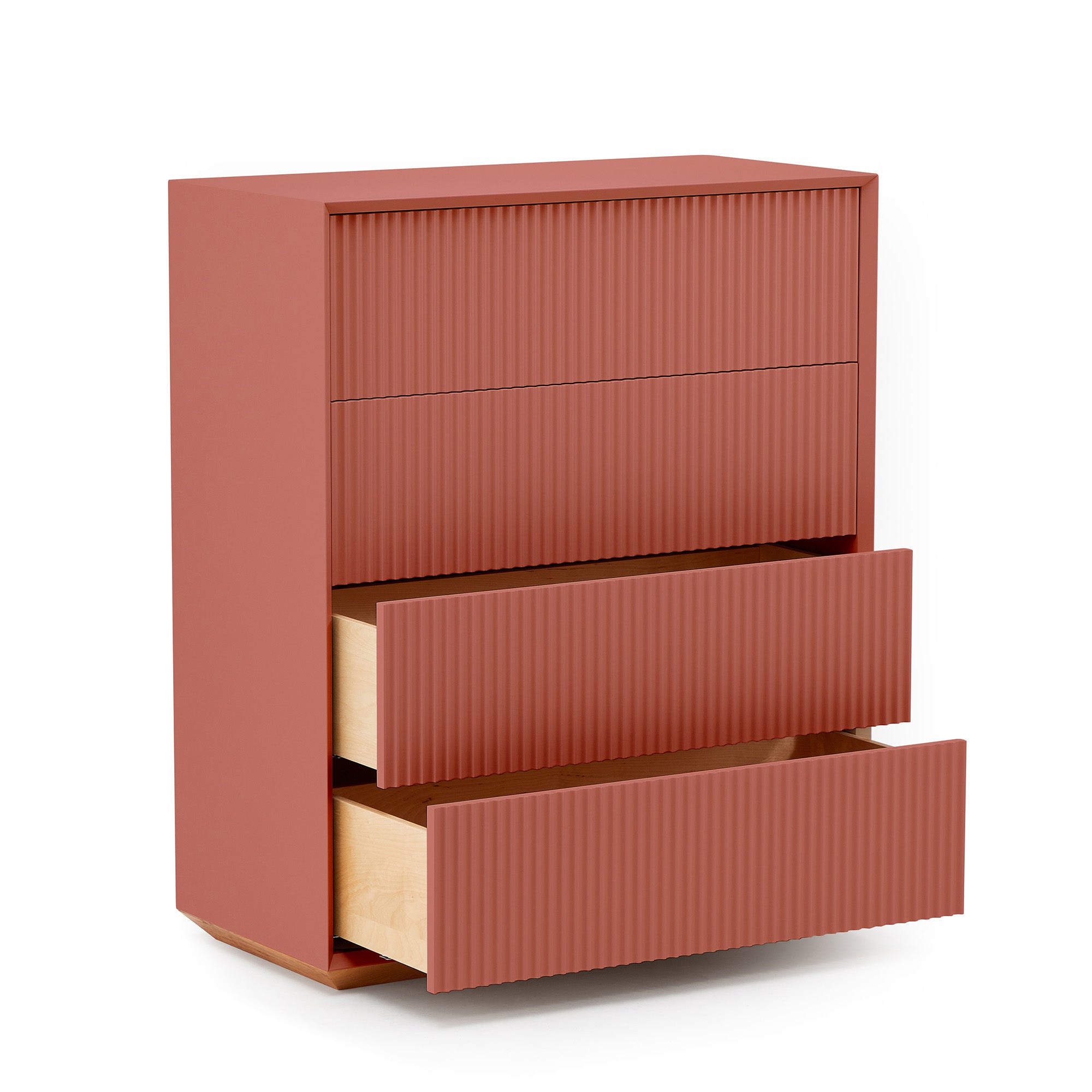 Pillar 4 Drawer Chest - Red Sand