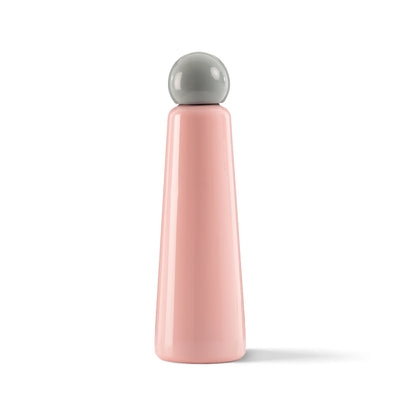 Skittle Water Bottle 750ml - Pink and Light Grey