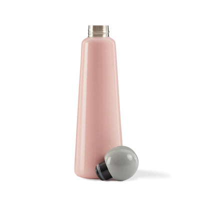 Skittle Water Bottle 750ml - Pink and Light Grey