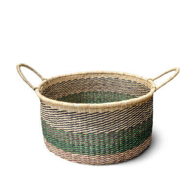 AMBURI: Floor Basket Assorted - Medium