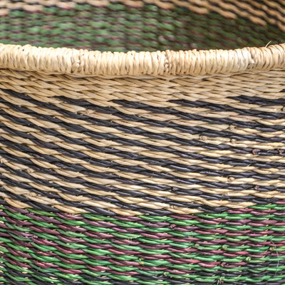 AMBURI: Floor Basket Assorted - Medium