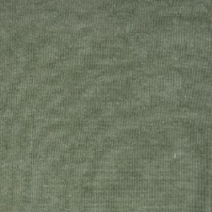 Close-up image of a green fabric swatch with a smooth, linen texture.