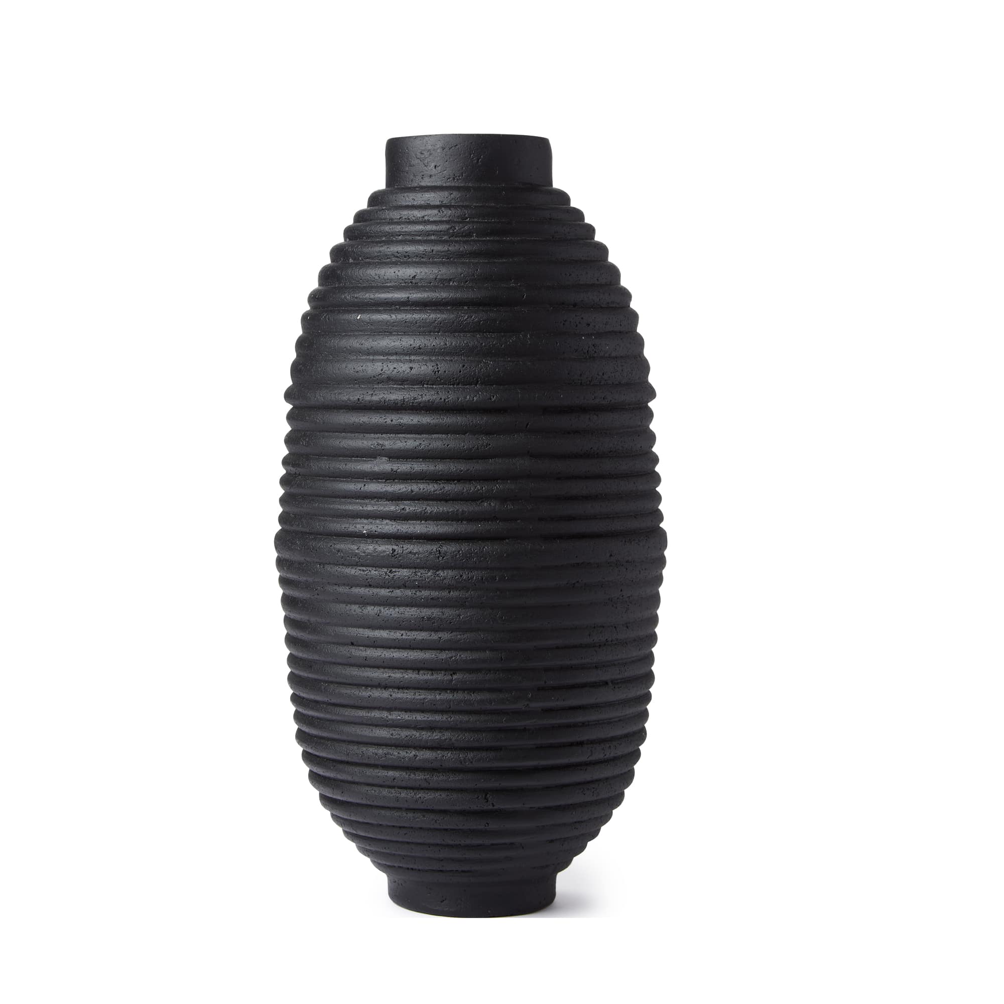 Large Lupa Vase in Onyx Black