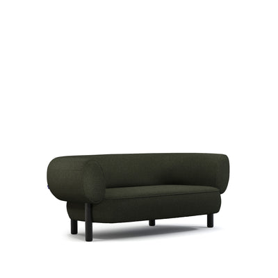 Arbor 2-Seater Sofa in Dark Forest Riso Bouclé