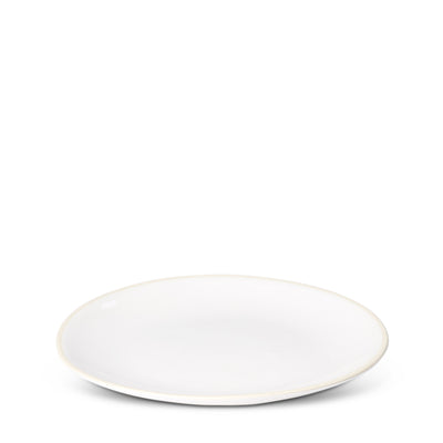 Organic Sand Side Plate White 23cm