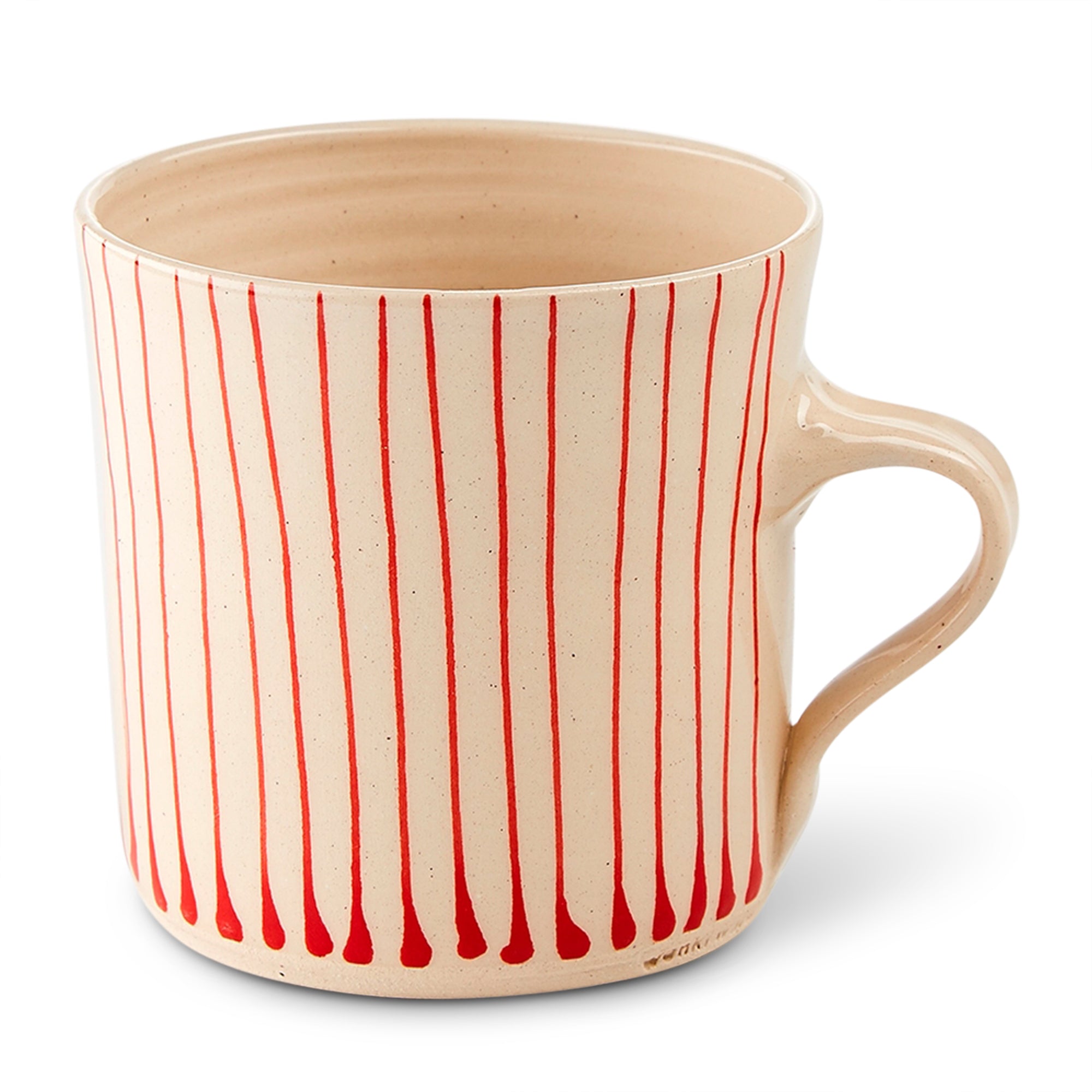 Stripe%20Breakfast%20Mug%20in%20Red image 1