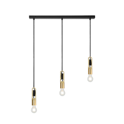 Loop 3 Pendant Light - Brushed Brass