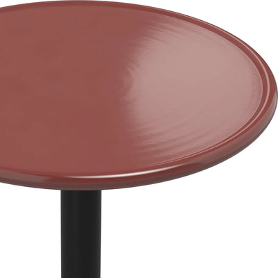 Mag Bistro Table Red Ceramic 70cm