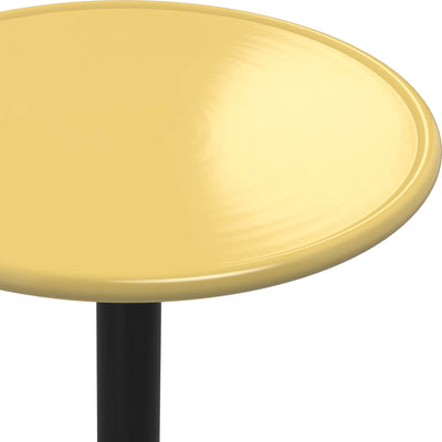 Mag Bistro Table Yellow Ceramic 70cm