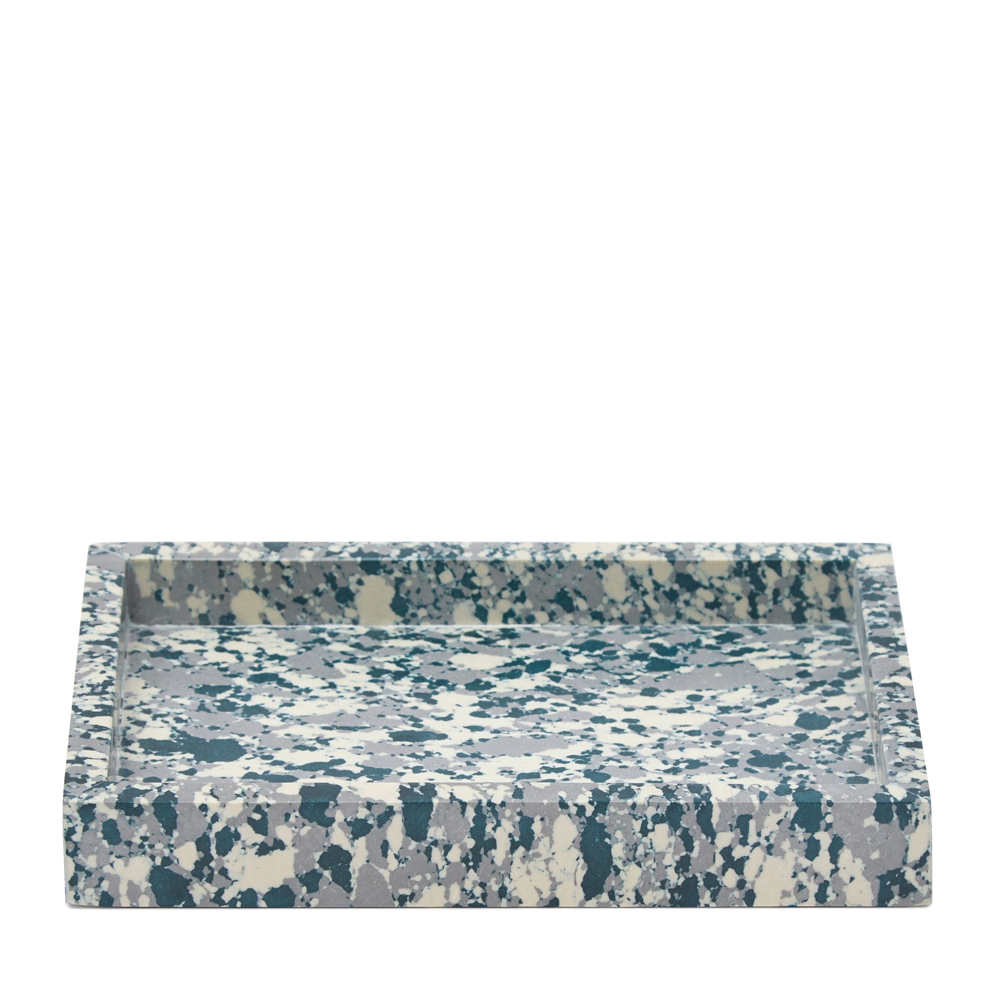 Desk%20Tray%20Marbled%20Teal image 1