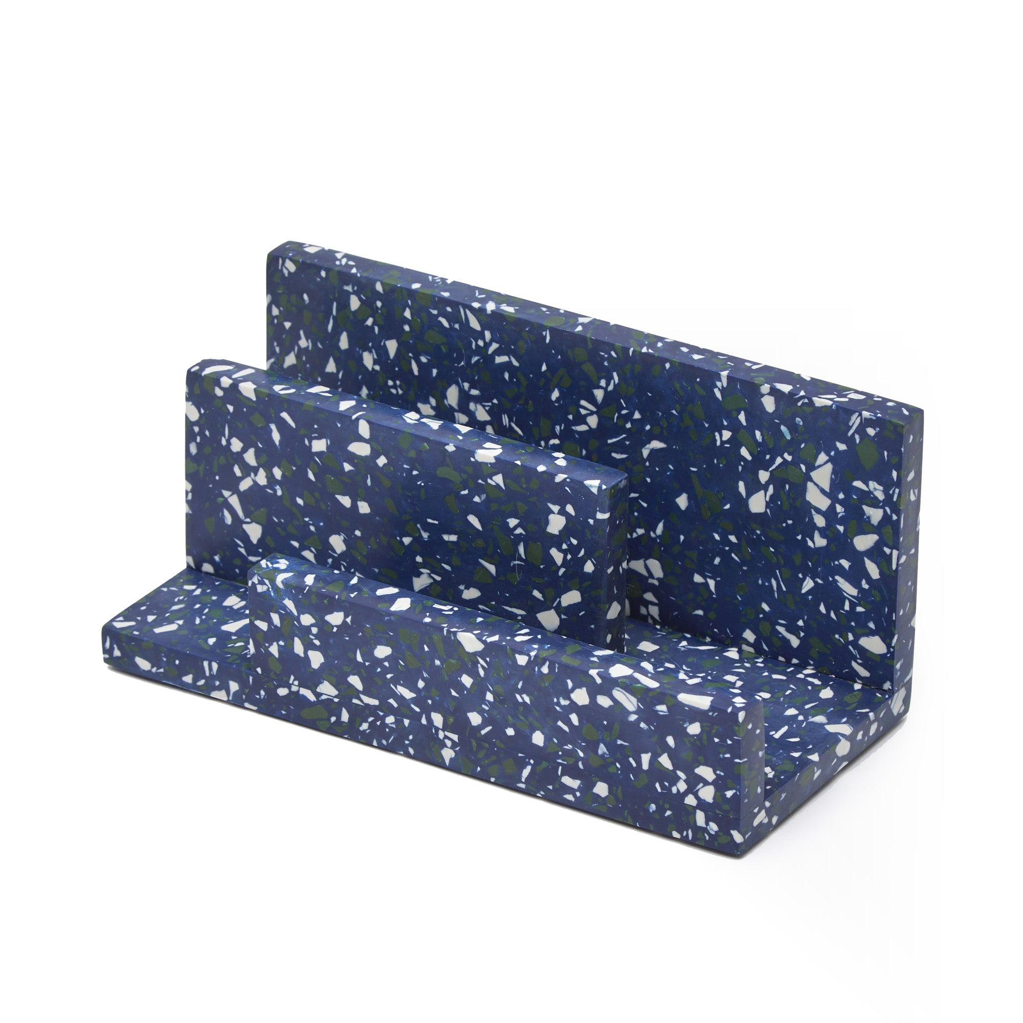 Letter%20Holder%20Terrazzo%20Blue image 1