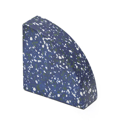 Terrazzo Bookend Blue