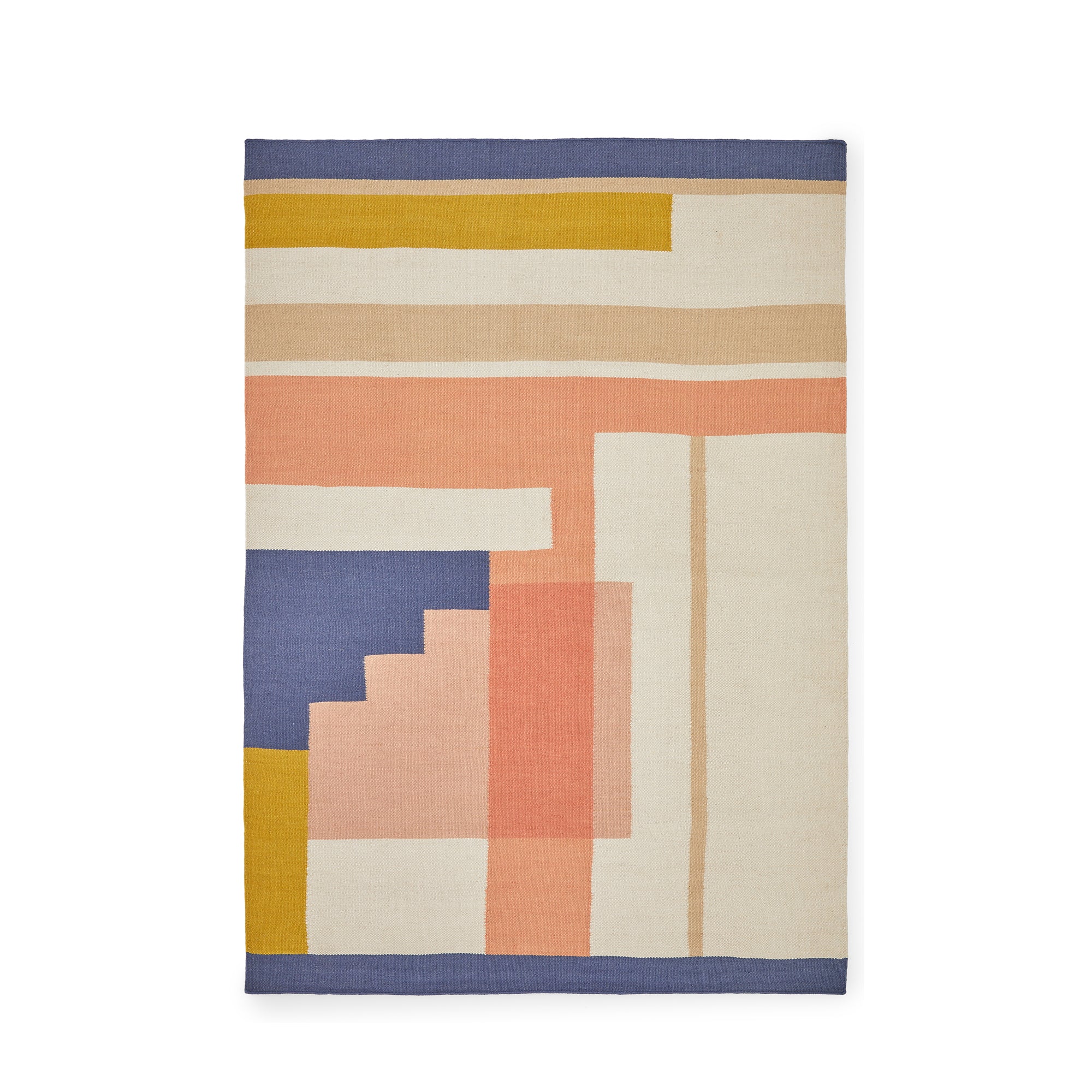 Ives Block Dhurrie Rug 240cm × 170cm