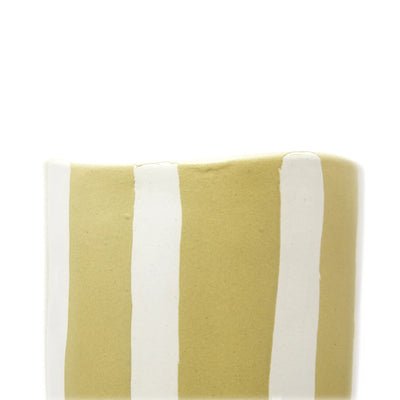 Armes Loose Stripe Vase Mustard