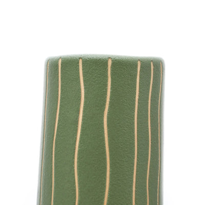 Armes Loose Stripe Vase in Green