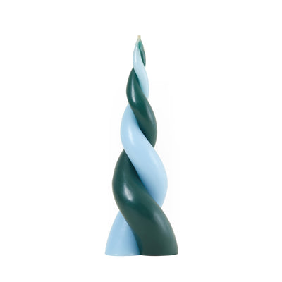 Duplero Candle in Forest & Sky Blue