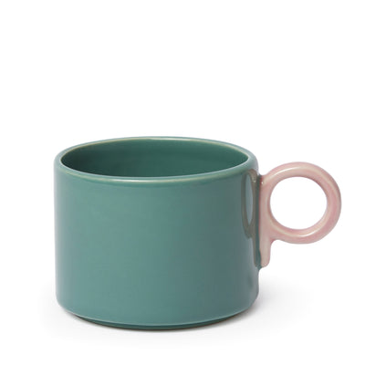 Candy Mug Green & Pink