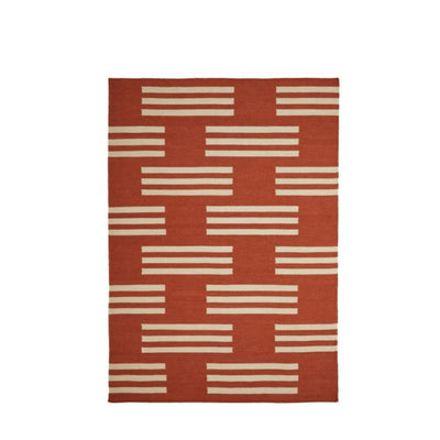 Rie Brick Woven Dhurry Rug 200 x 300cm