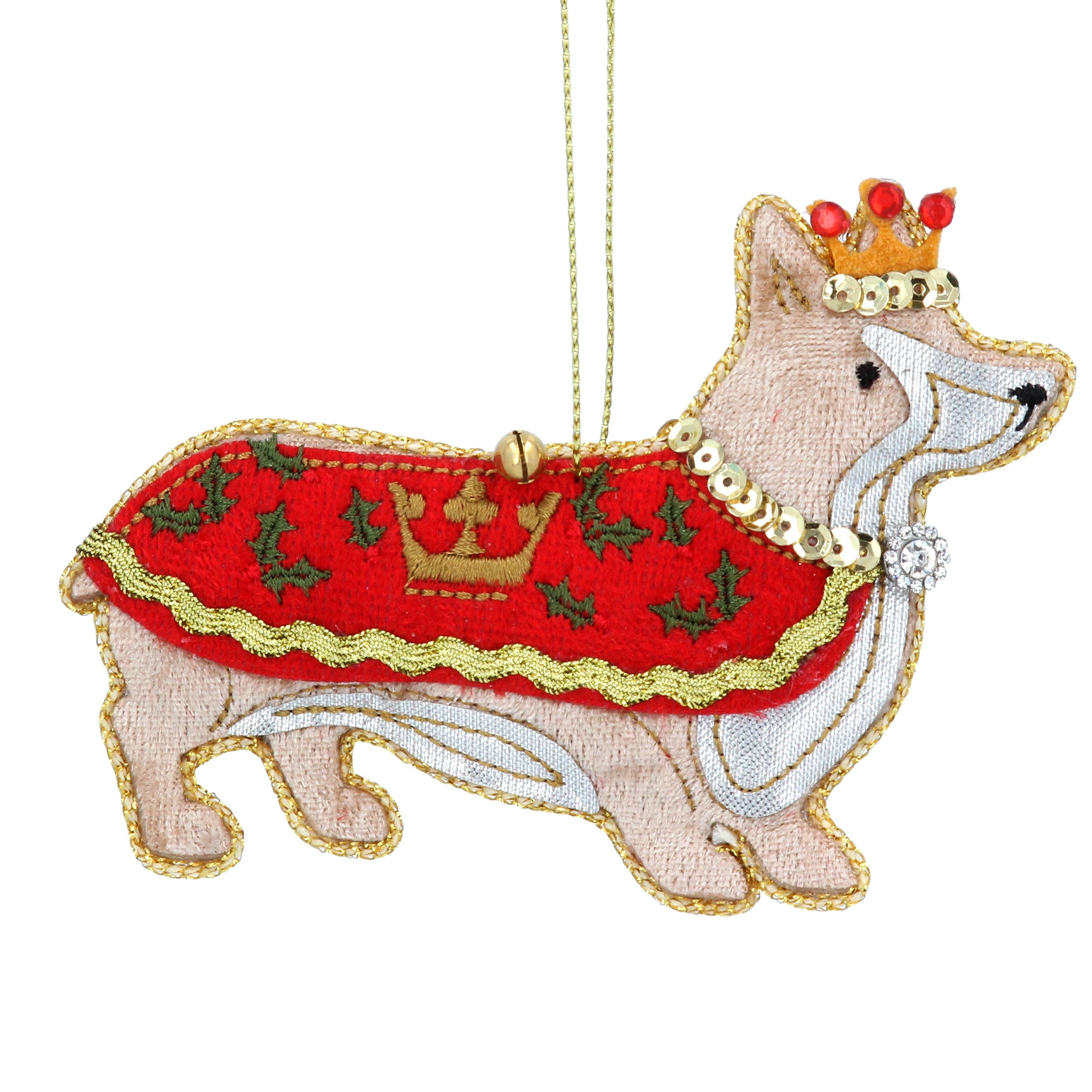 Corgi Luxury Fabric Ornament