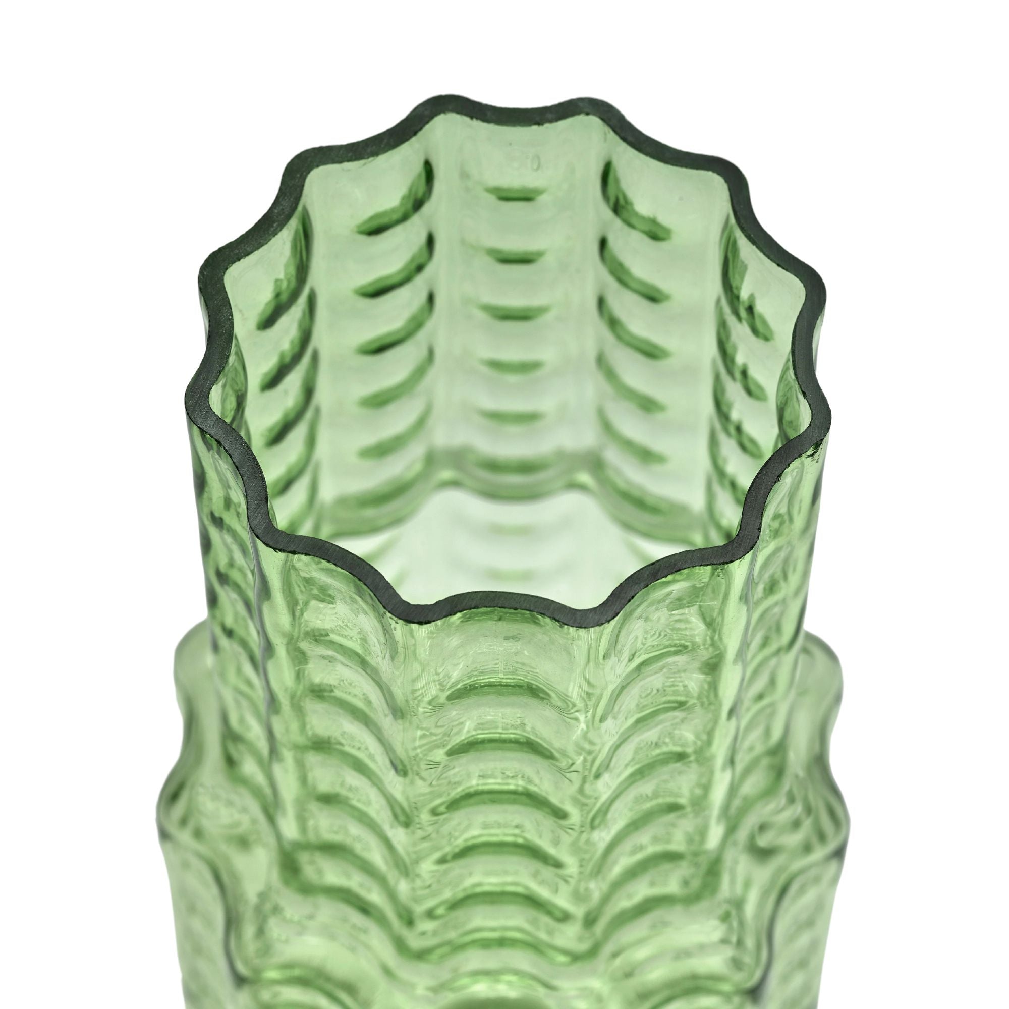 Transparent%20Waves%20Green%20Vase%20-%205 image 2