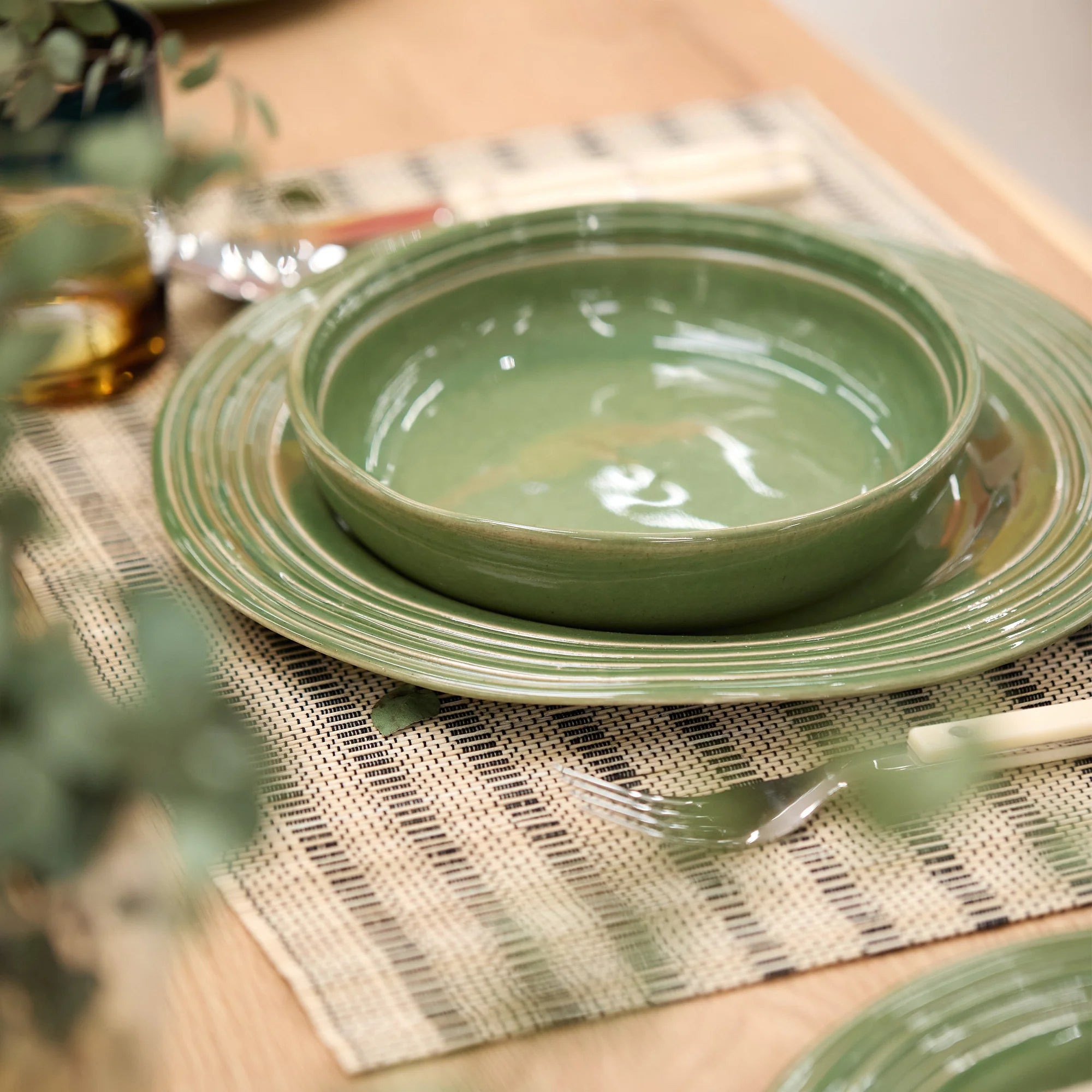 Amberley Ridged Dinner Plate by TCS Studio The Conran Shop