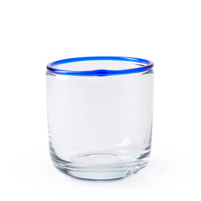 Pop Coloured Rim Tumbler Blue