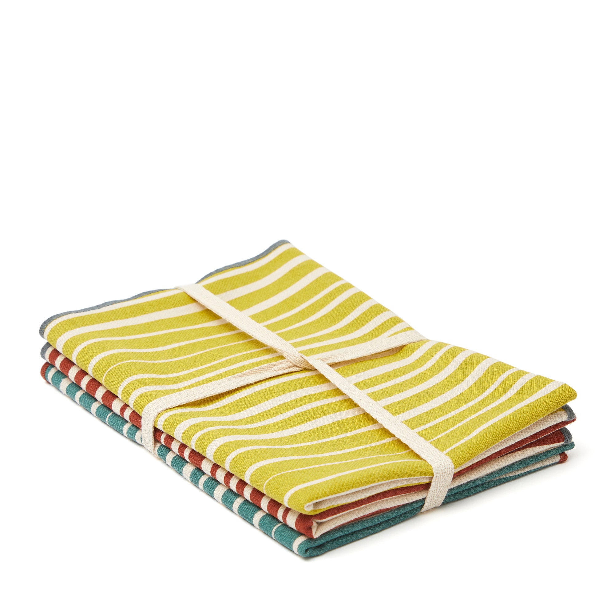 Serenity Stripe Tea Towel Set of 3