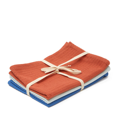 Waffle Tea Towel Set of 3