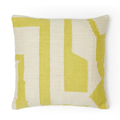 Lyne Cushion Cover Chartreuse  50 x 50cm