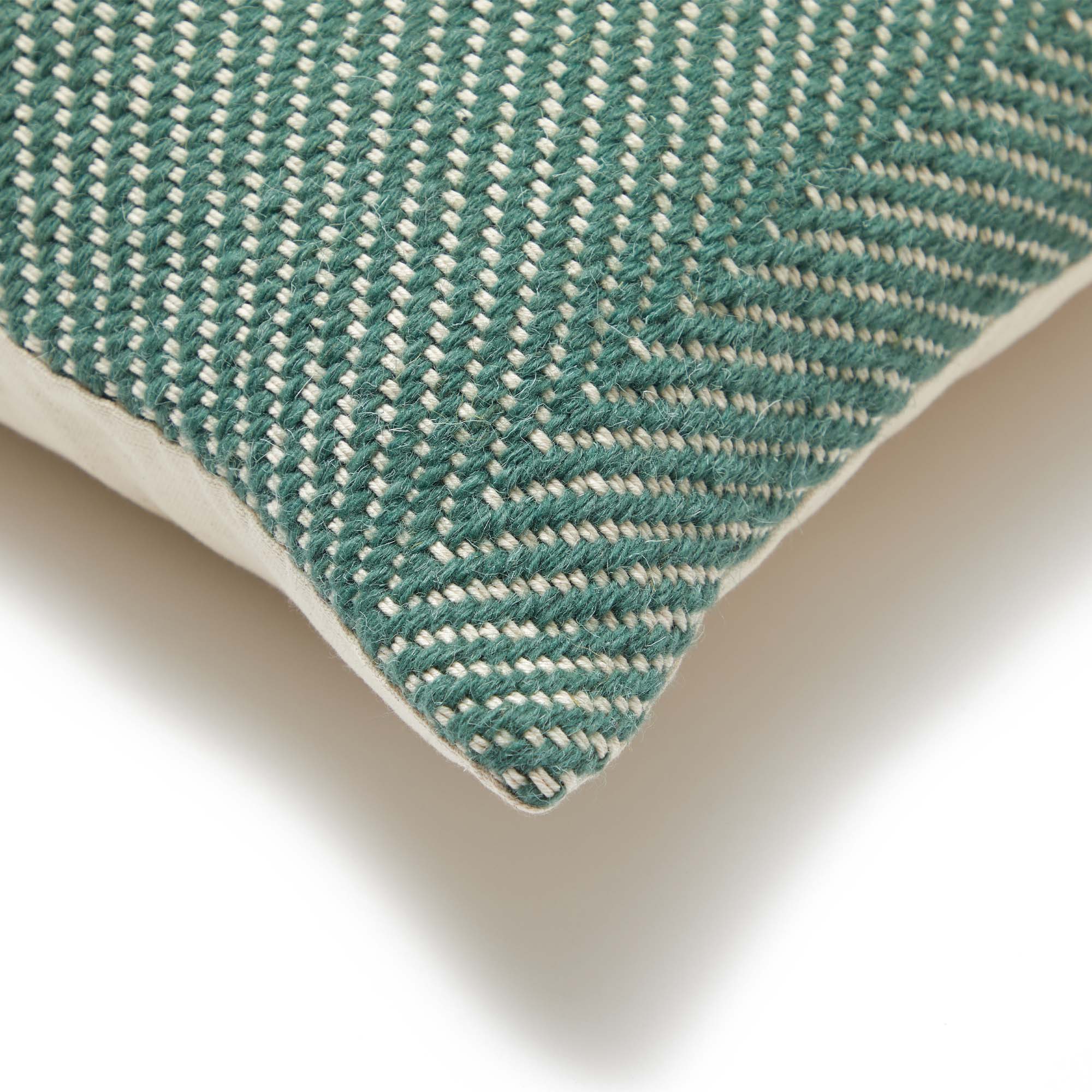 Woven Plain Cushion Cover Teal 50 x 50cm