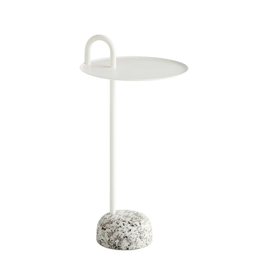 Bowler Side Table - Cream White