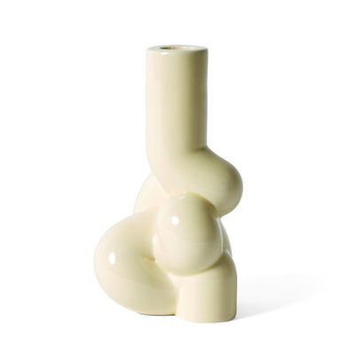 W&S Soft Candle Holder - Soft Yellow