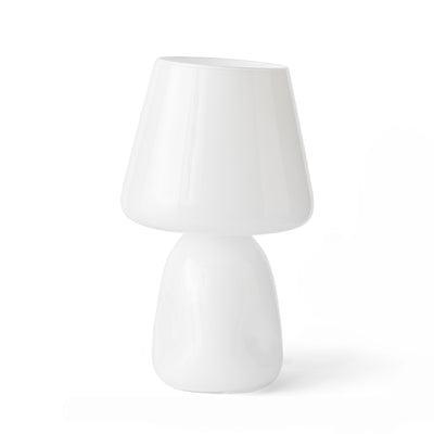 Apollo Table Lamp Shade - White Opal Glass