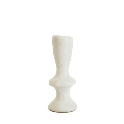 Medium Candlestick - White