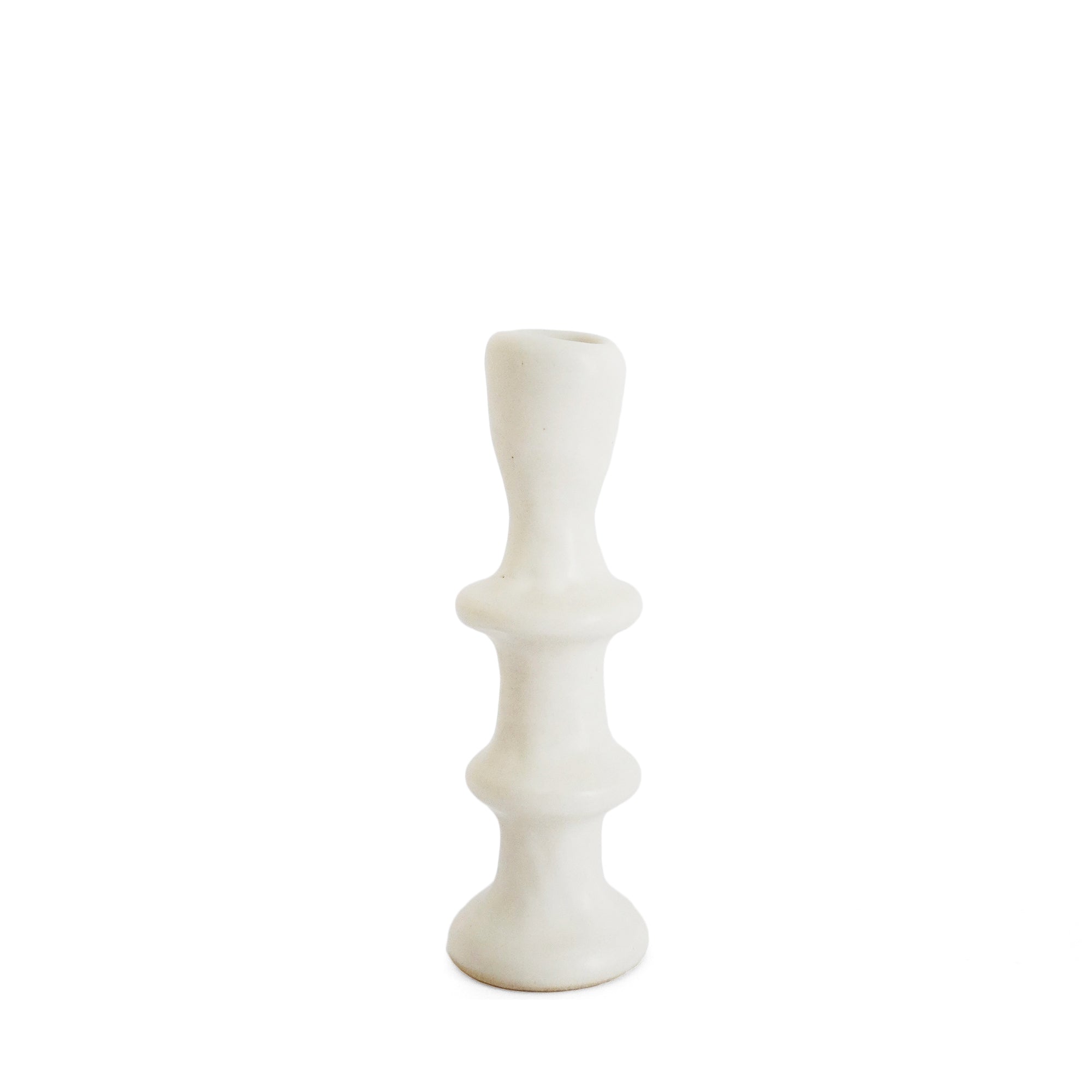 Large Candlestick - White image 1