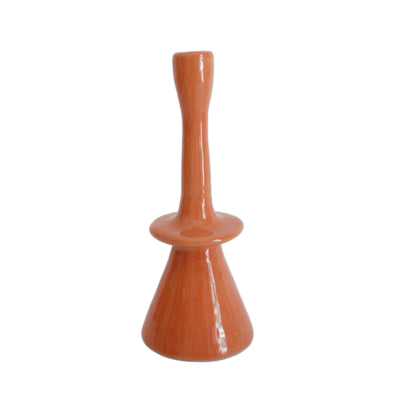 Geometric Candlestick - Coral