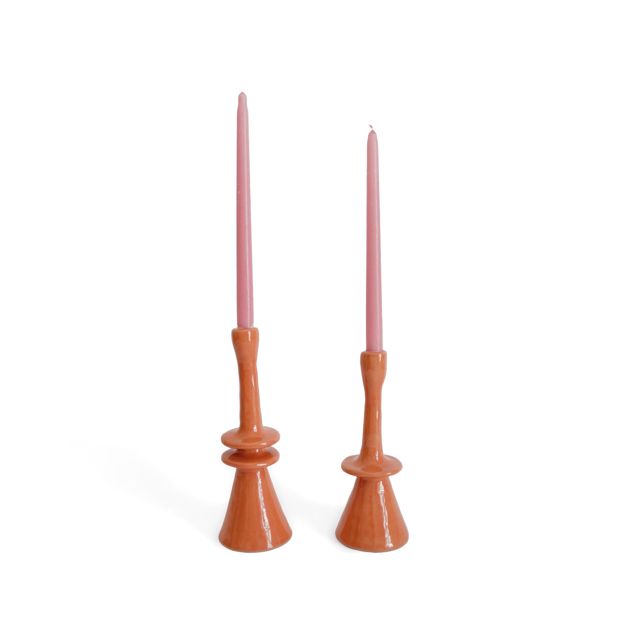 Geometric Candlestick - Coral image 3