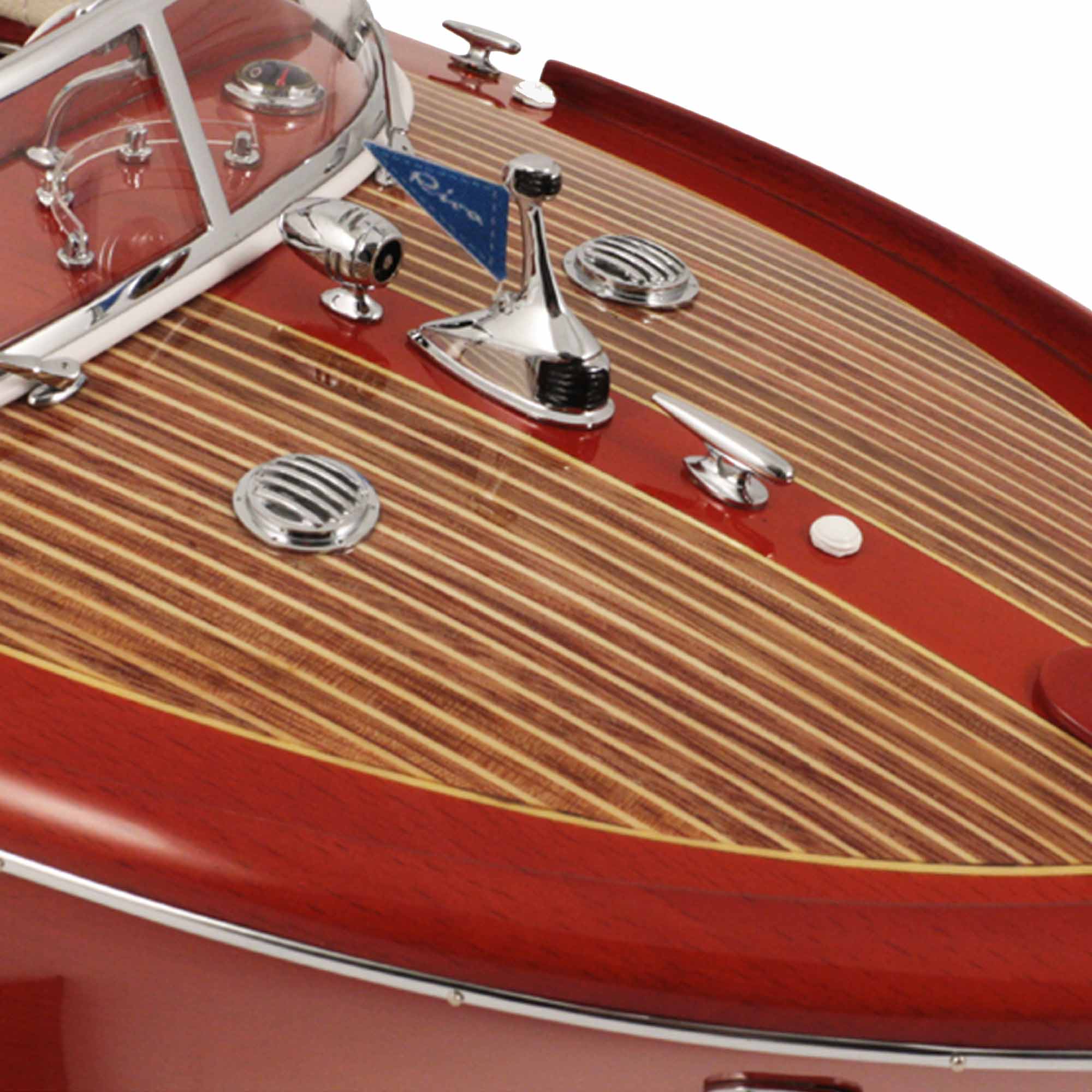 SUPER RIVA TRITONE WOODEN MODEL BOAT-WOODEN