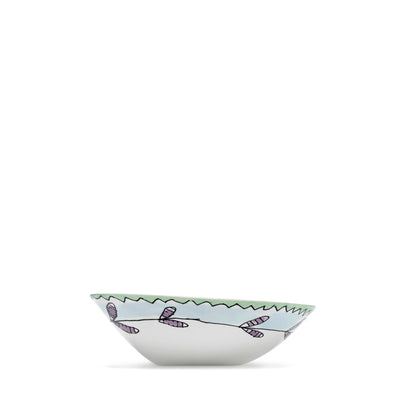 Blossom Milk Large Low Bowl