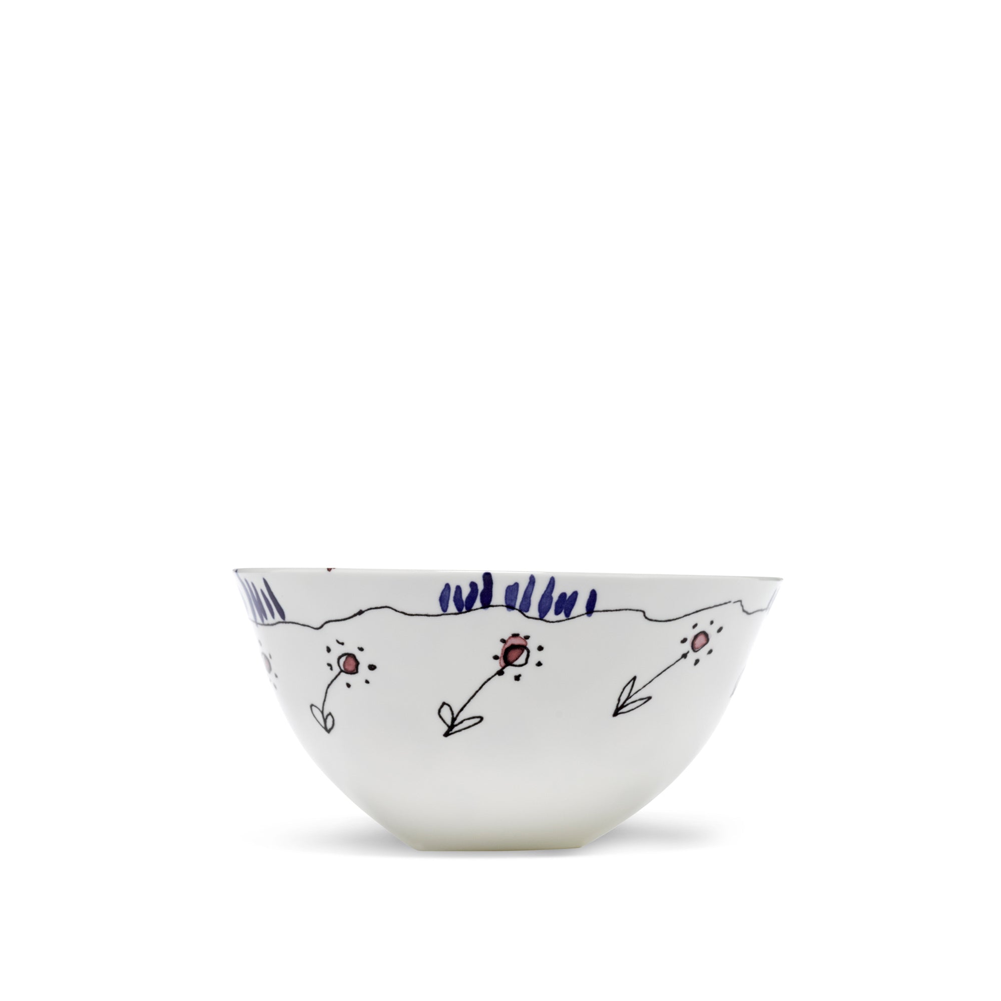 Anemone Milk Medium Serving Bowl image 1