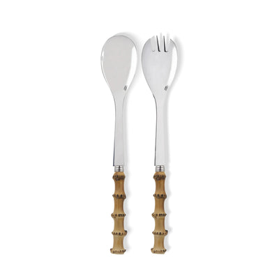 Panda Collection, Light Bamboo Salad Set of 2 Pieces