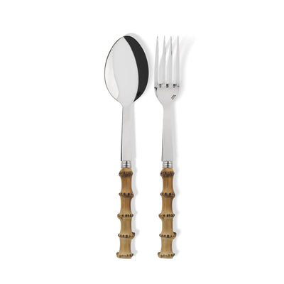 Panda Collection, Light Bamboo Serving Set of 2 Pieces