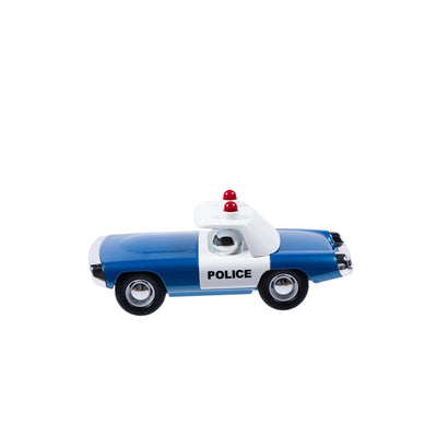 Heat Voiture De Police - Metallic Blue Police Car