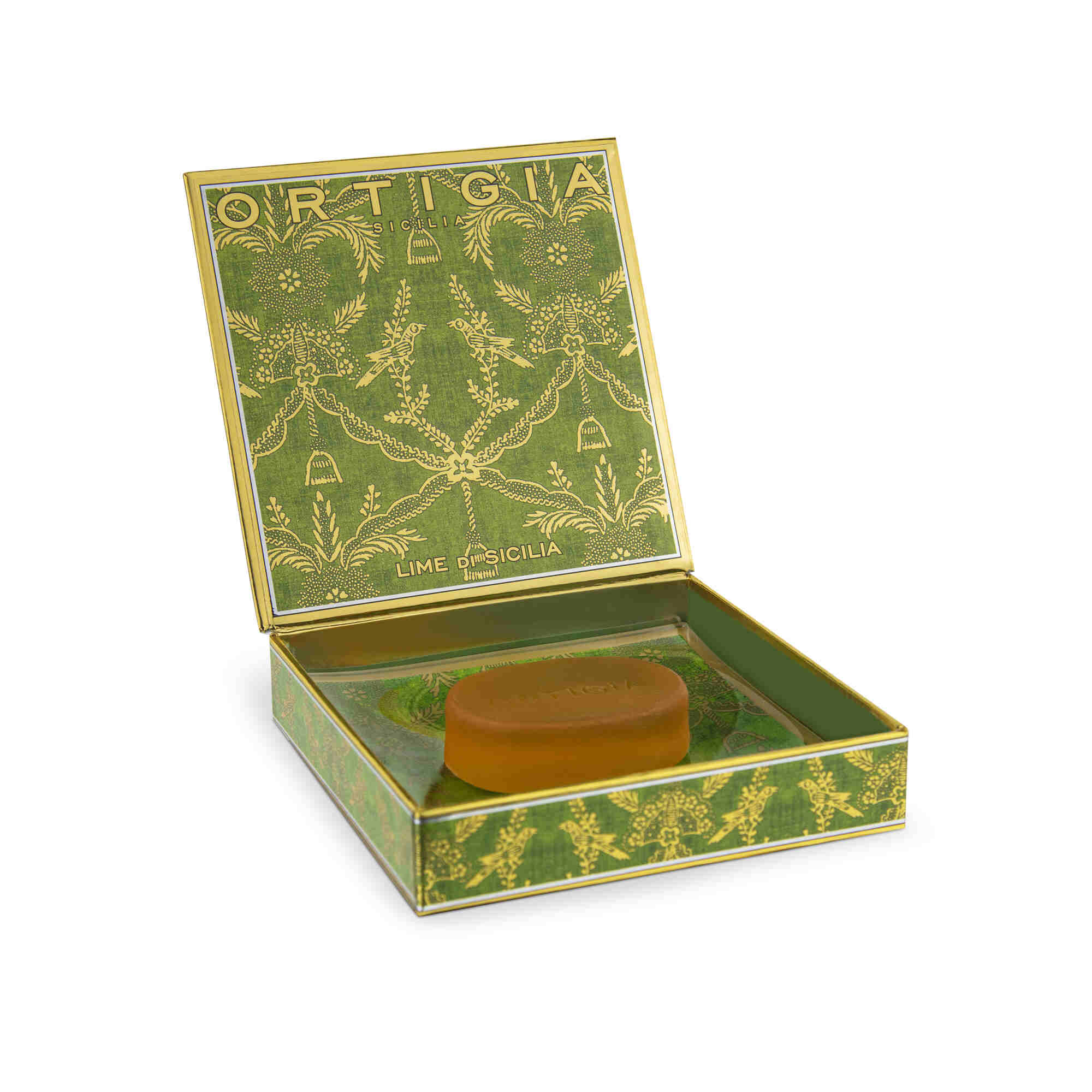 Lime Di Sicilia Glass Plate & Soap image 1