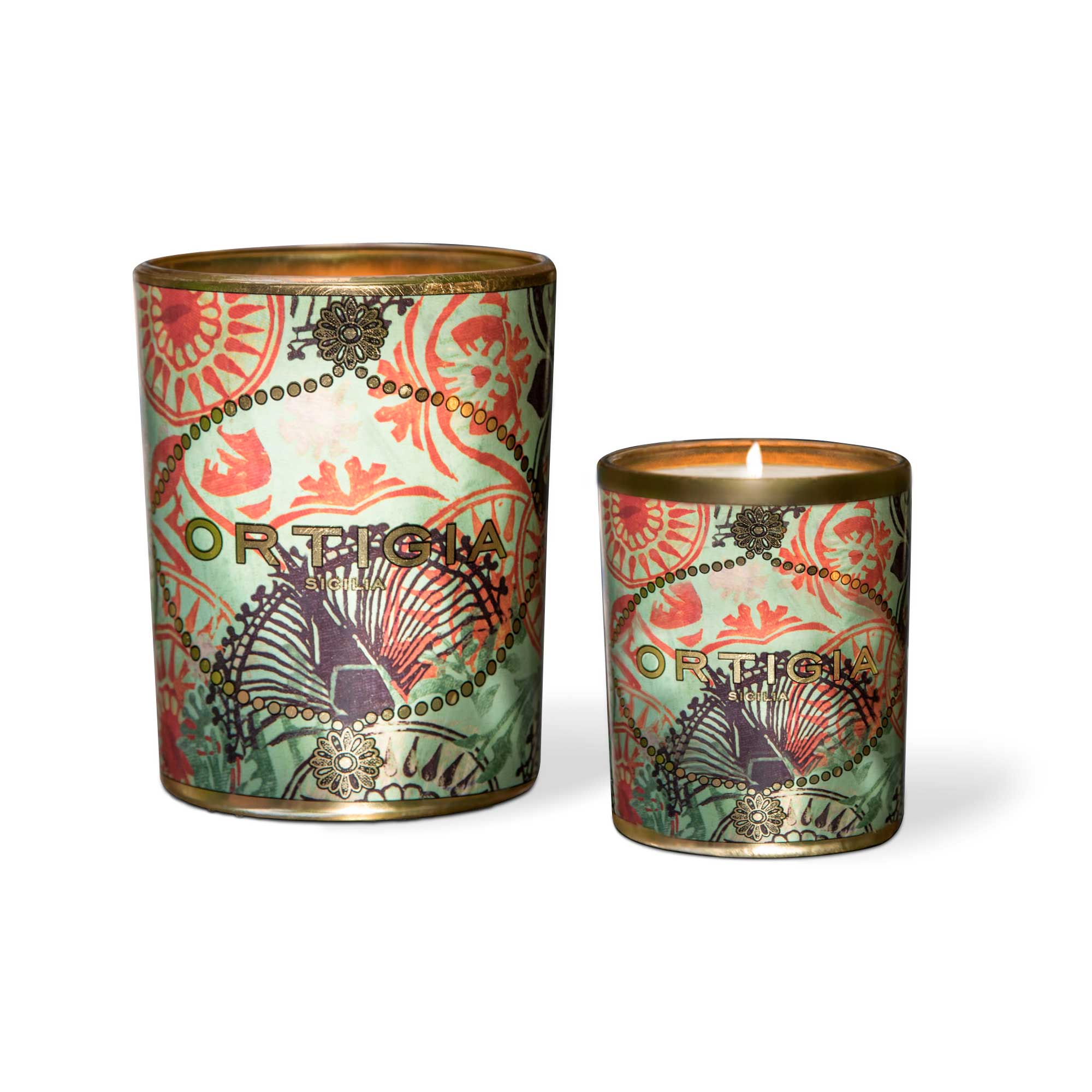 Fico d'India Decorated Candle