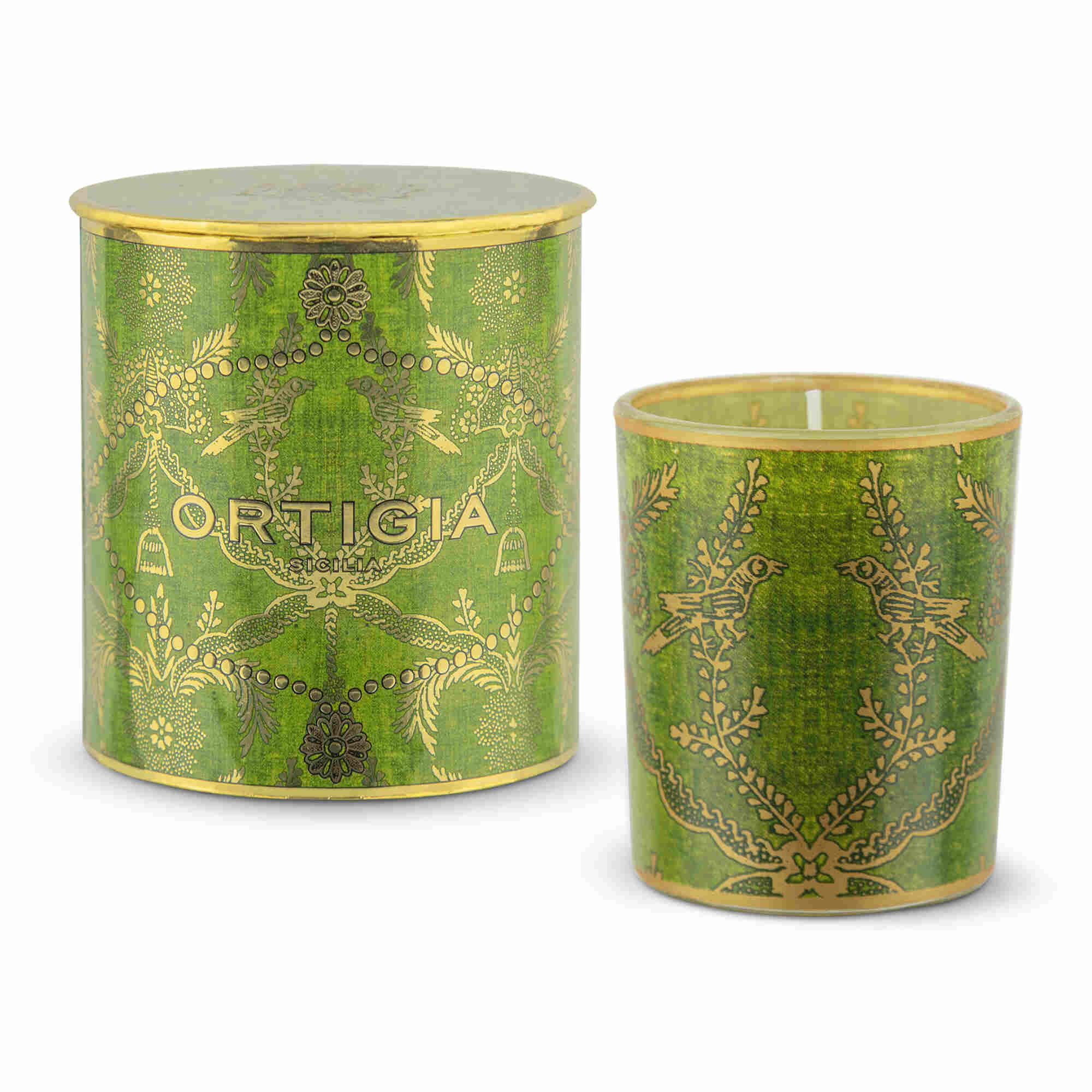 Lime di Sicilia Decorated Candle image 1