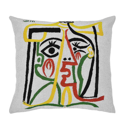 Head of the Woman 1962 Cushion Cover