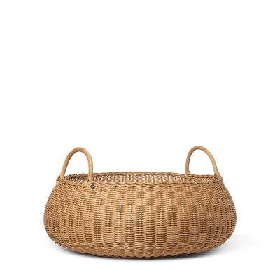 Braided Basket Low - Natural