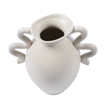 Verso Table Vase - Cream